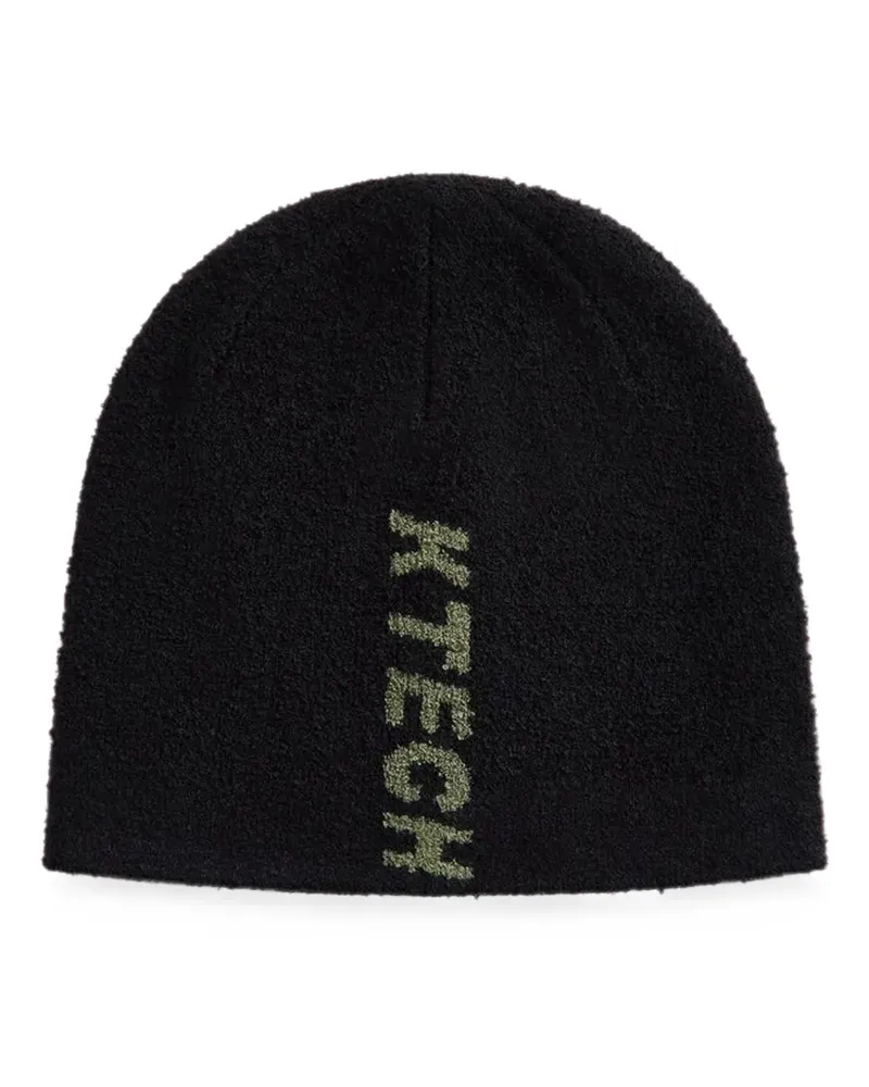 KITH Beanie aus Bouclé ohne Umschlag - Schwarz Schwarz