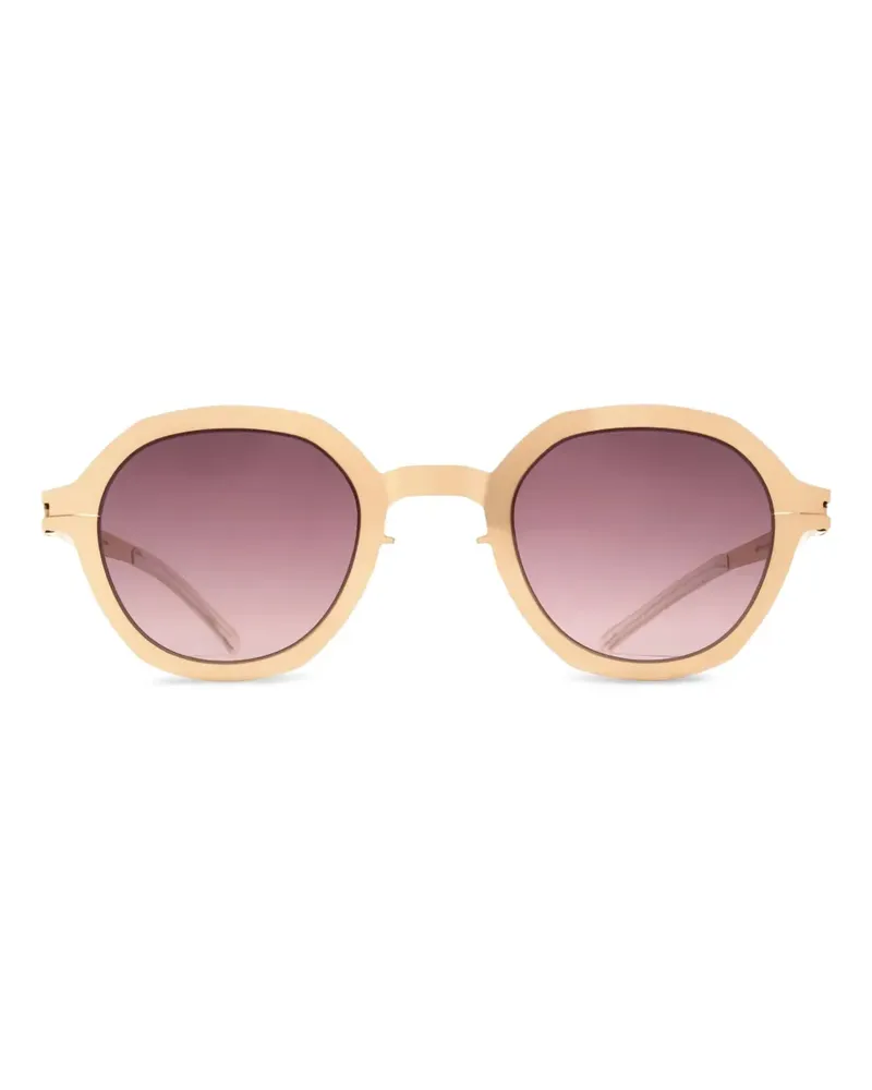 Mykita Maureen Sonnenbrille mit rundem Gestell - Gold Gold