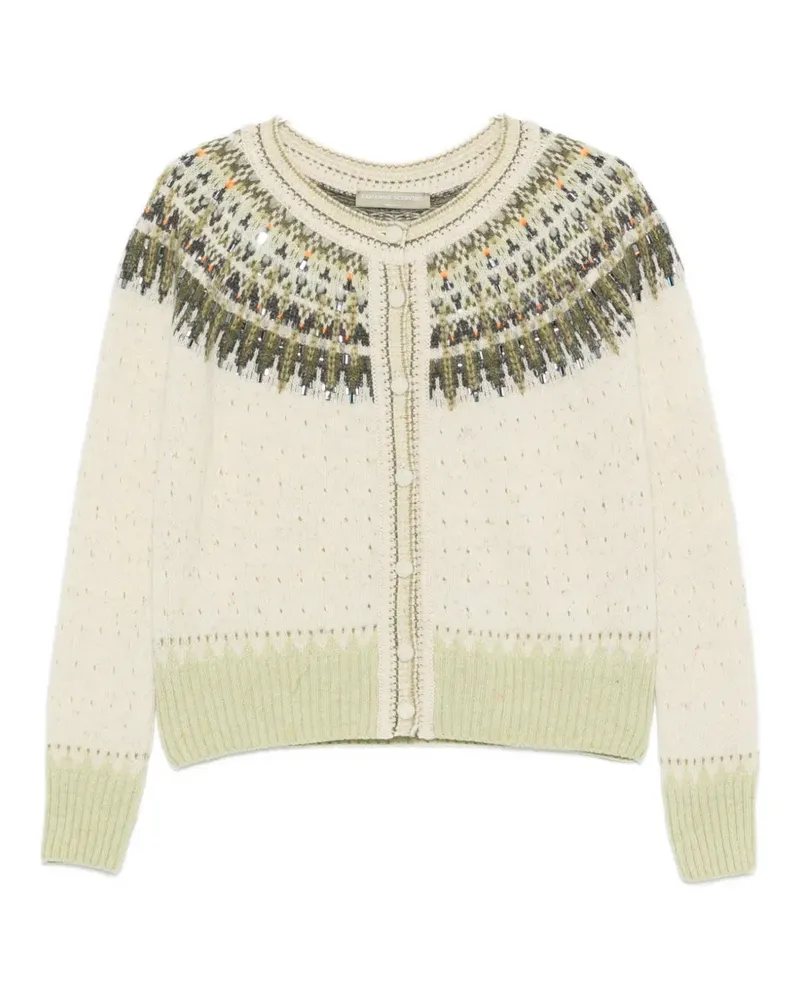 Ermanno Scervino sequin-embellished cardigan - Nude Nude