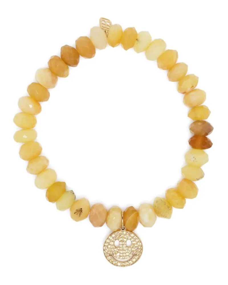 Sydney Evan Opal-Armband mit 14kt Gelbgold und Diamanten Gelb
