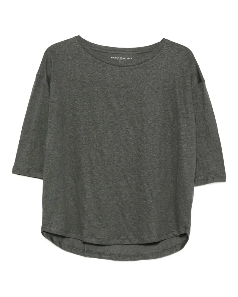 Majestic short-sleeve T-shirt - Schwarz Schwarz