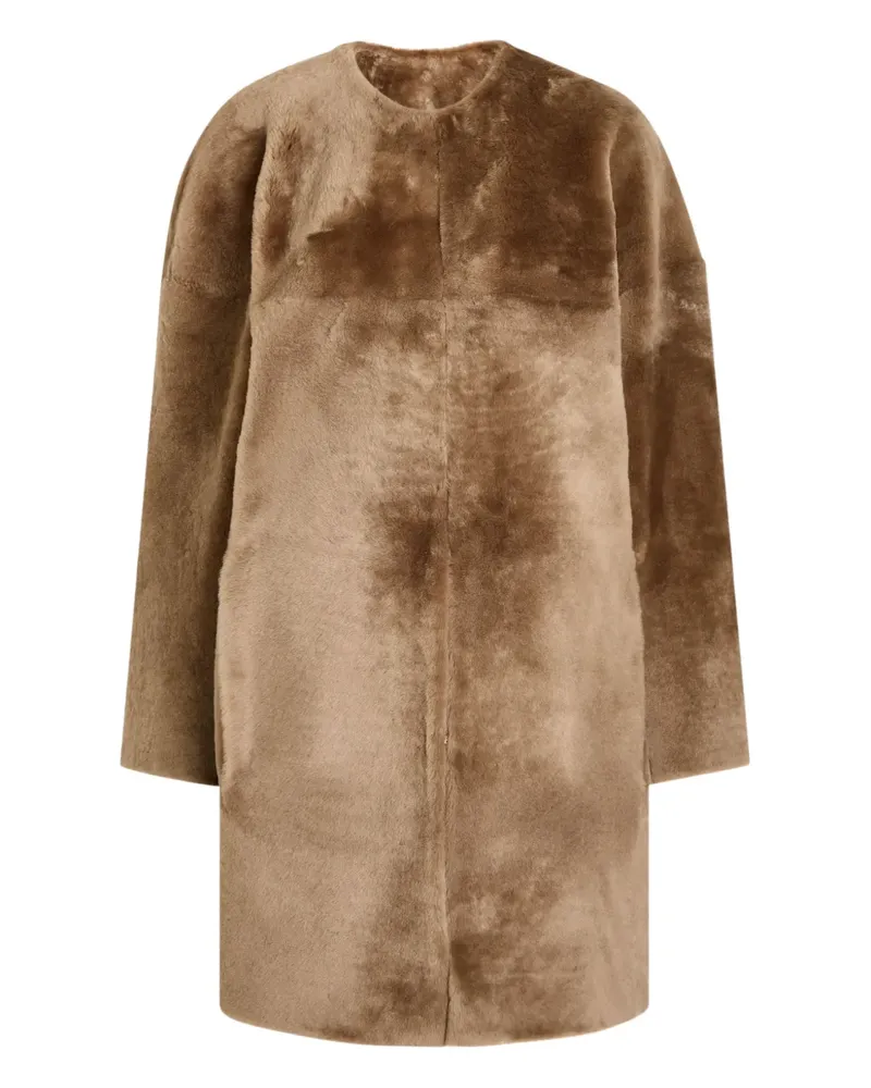 TOVE panelled oversized coat - Braun Braun