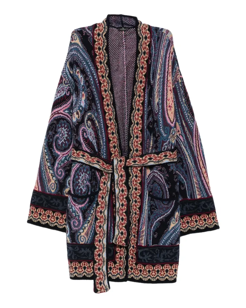 Etro Cardigan mit Paisleymuster - Blau Blau
