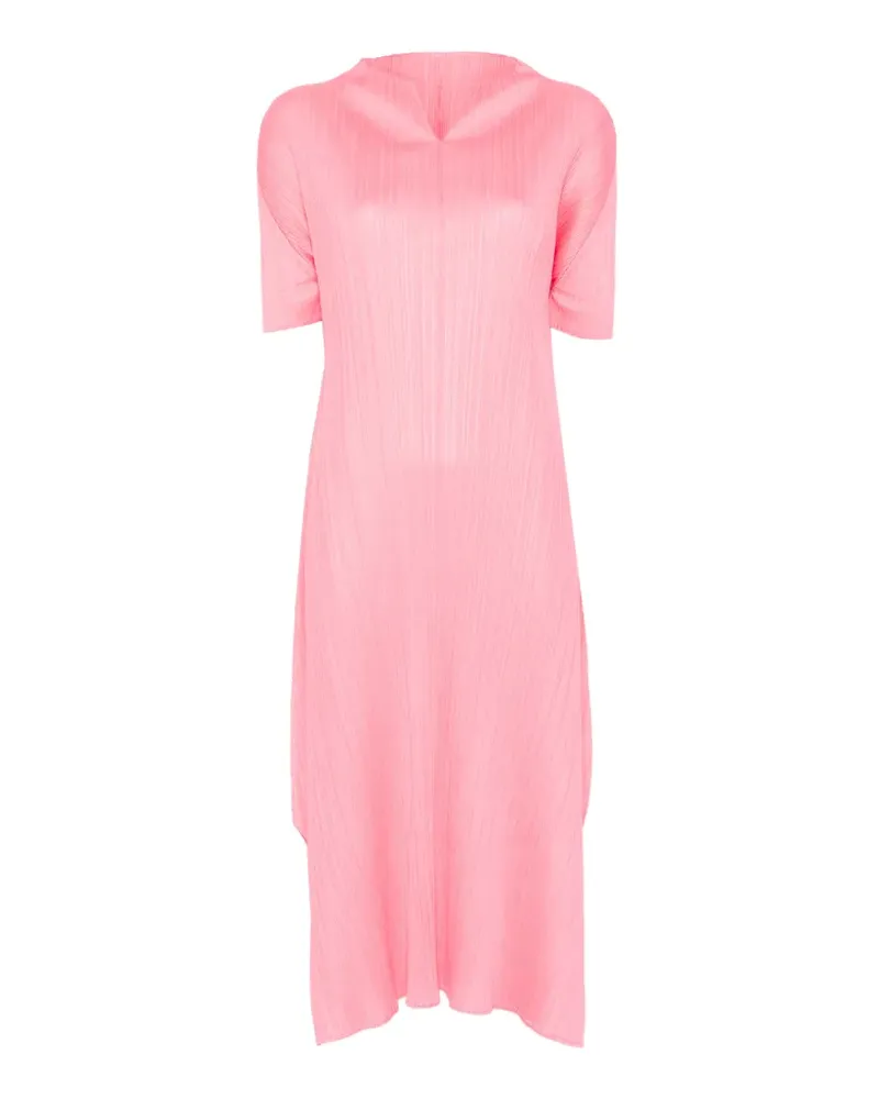 Issey Miyake Monthly Colors : March pleated midi dress - Rosa Rosa