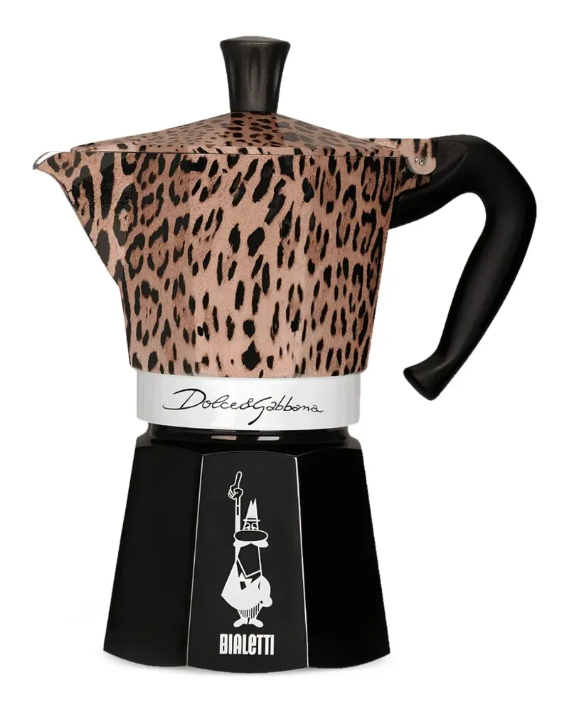 Bialetti x Dolce & Gabbana Moka Express Kaffeekocher - Schwarz Schwarz
