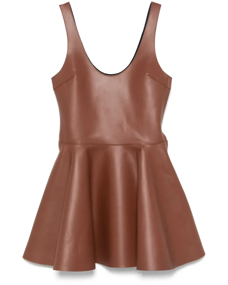 J.W.Anderson Circle Minikleid - Braun Braun