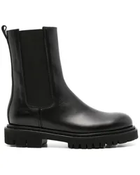 Anna F. Klassische Chelsea-Boots Schwarz