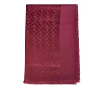FF motif jacquard scarf - Rot