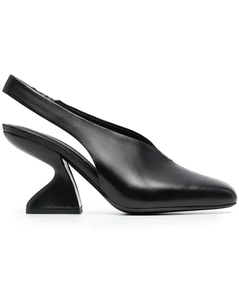 Ferragamo Slingback-Pumps 100mm - Schwarz Schwarz