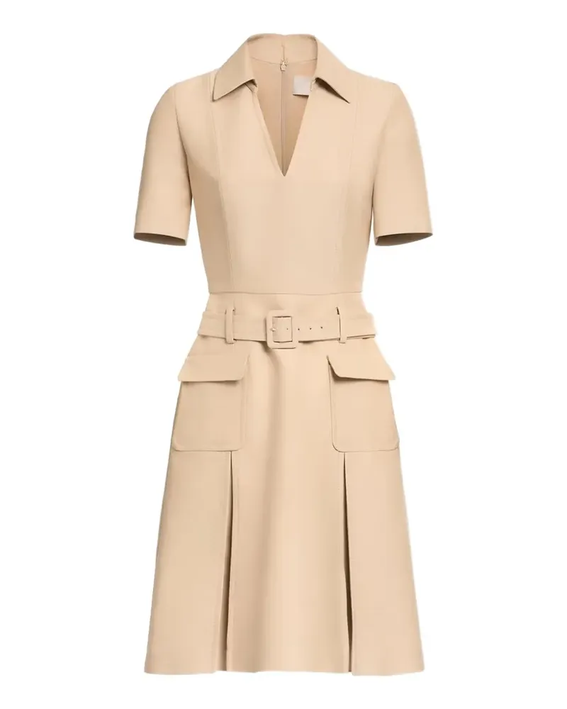 Elie Saab Kleid mit Gürtel - Nude Nude