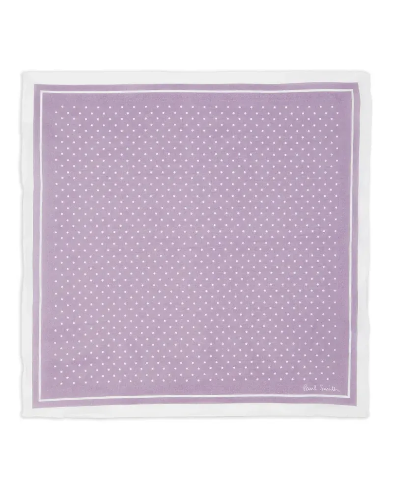 Paul Smith polka-dot pocket square - Violett Violett