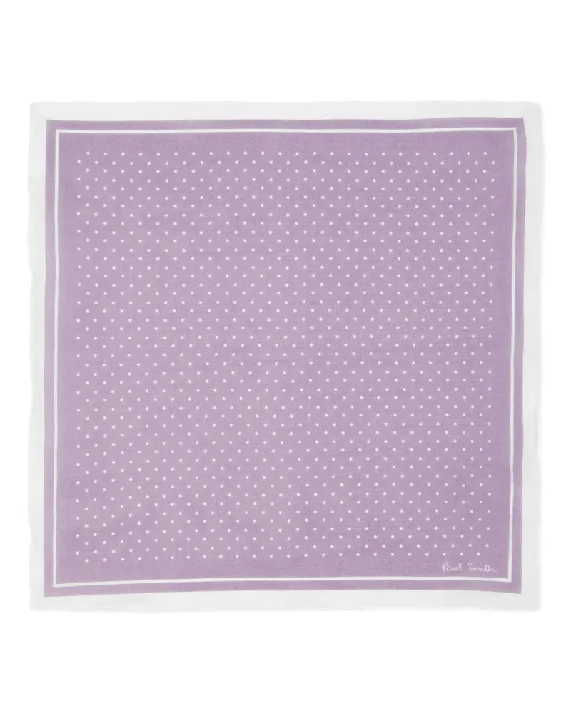 Paul Smith polka-dot pocket square - Violett Violett