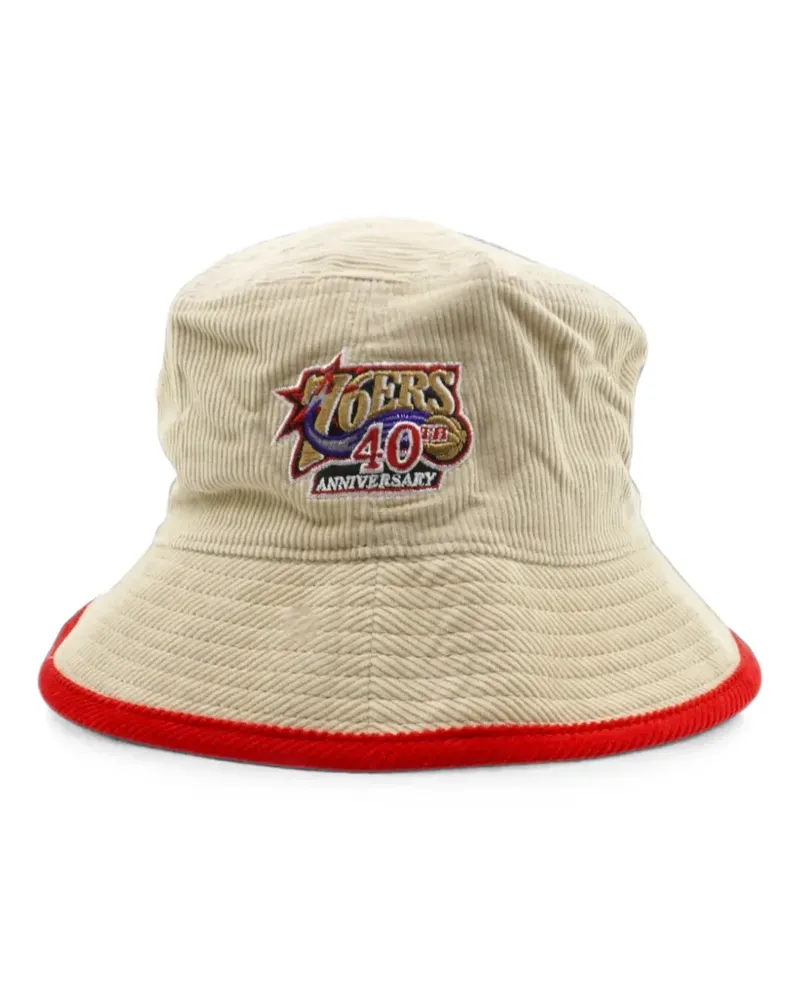 Mitchell & Ness x NBA Philadelphia 76ers Fischerhut aus Cord - Nude Nude