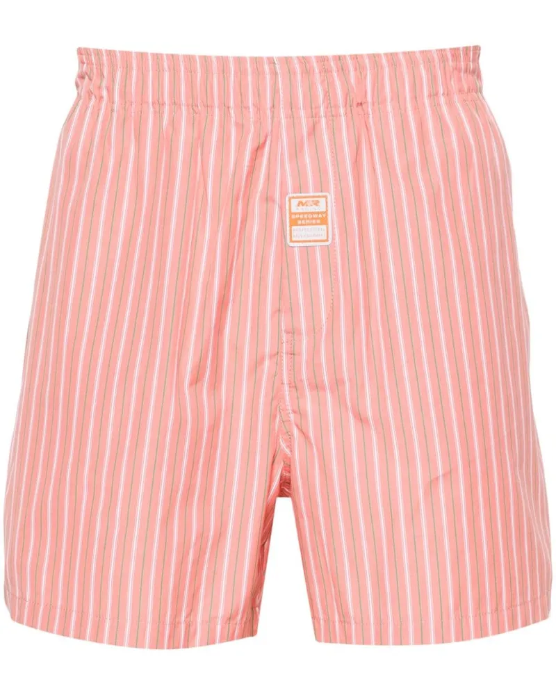 Martine Rose Gestreifte Segelshorts - Rosa Rosa