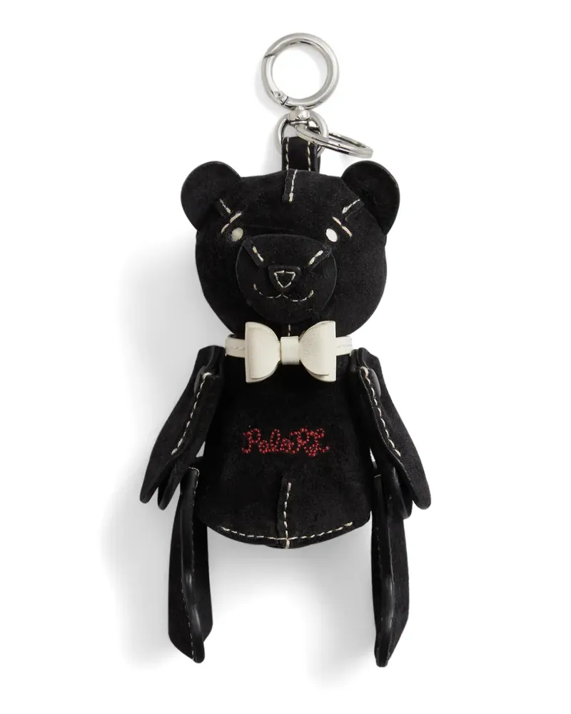 Ralph Lauren Taschenanhänger mit Polo Bear - Schwarz Schwarz