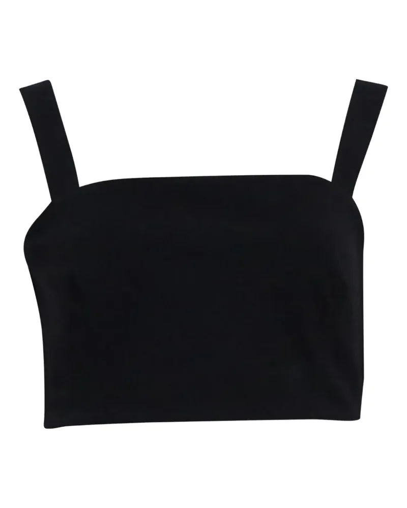 Theory Cropped-Top - Schwarz Schwarz