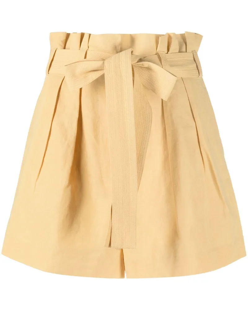 Ulla Johnson Shorts mit Gürtel - Nude Nude