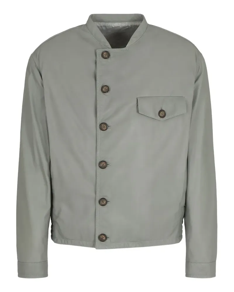 Giorgio Armani Geknöpfte Jacke - Grau Grau