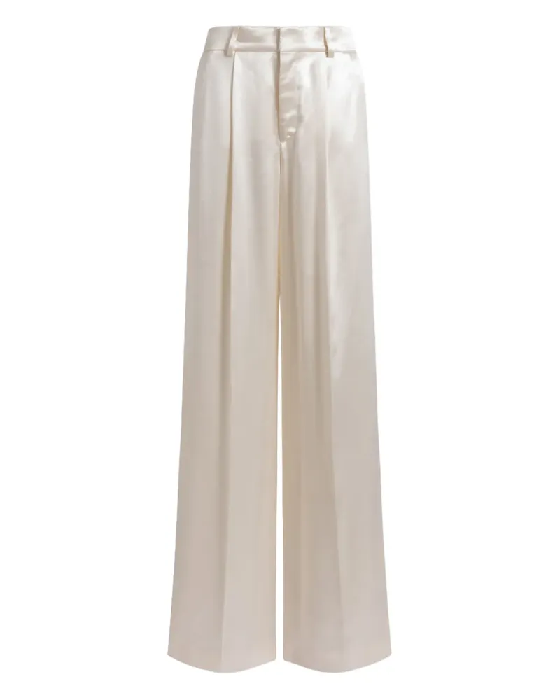 Alberta Ferretti pleated trousers - Nude Nude