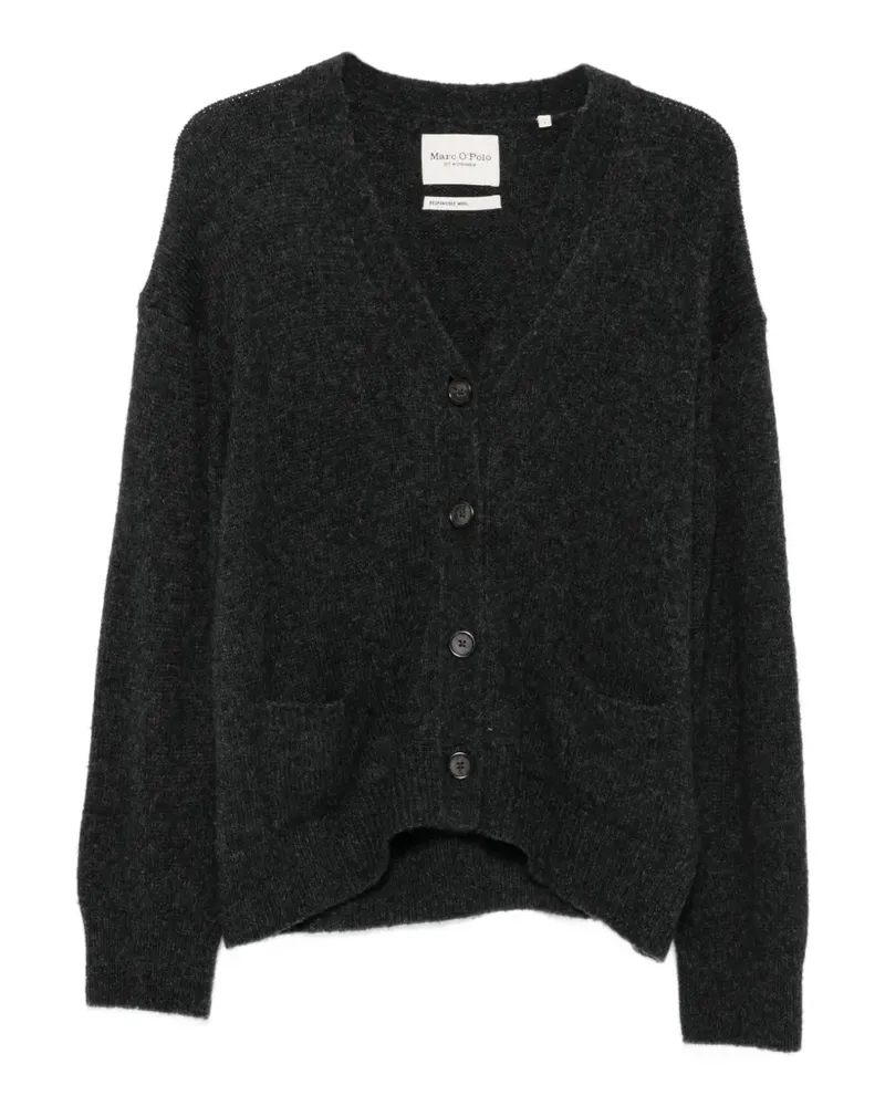 Marc O'Polo Cardigan mit V-Ausschnitt - Grau Grau