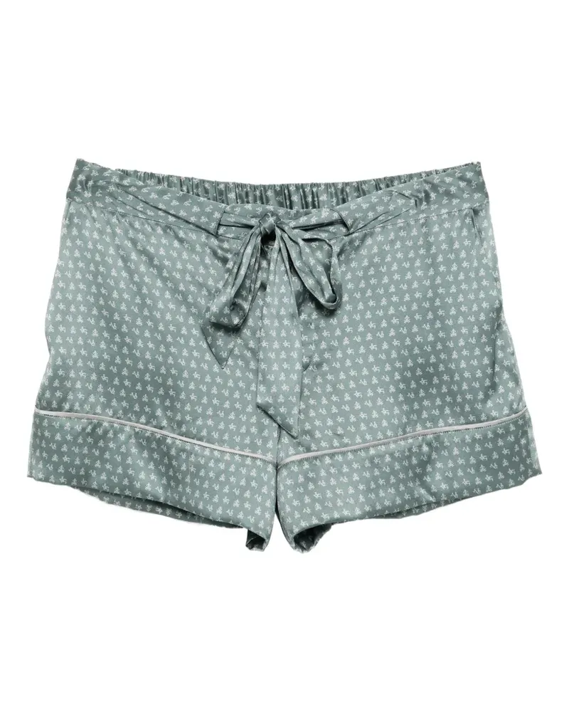 Kiki De Montparnasse Moi Pyjama-Shorts - Grün Grün
