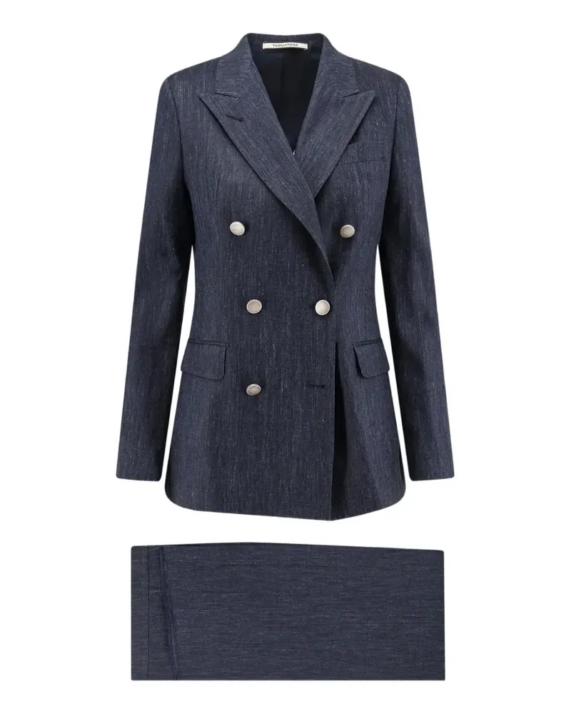 Tagliatore Doppelreihiger Parigi Anzug - Blau Blau