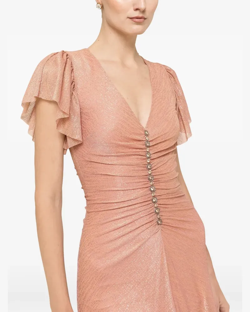 NISSA crystal-detail maxi dress - Rosa Rosa