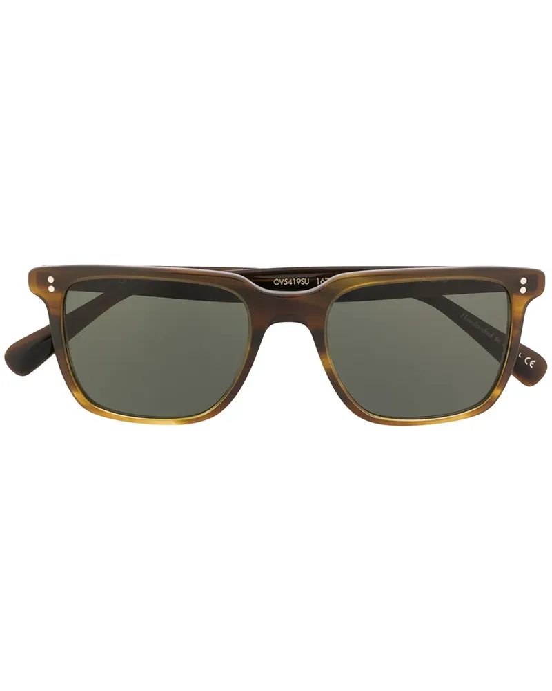 Oliver Peoples Polarisierte 'Lachman' Sonnenbrille - Braun Braun