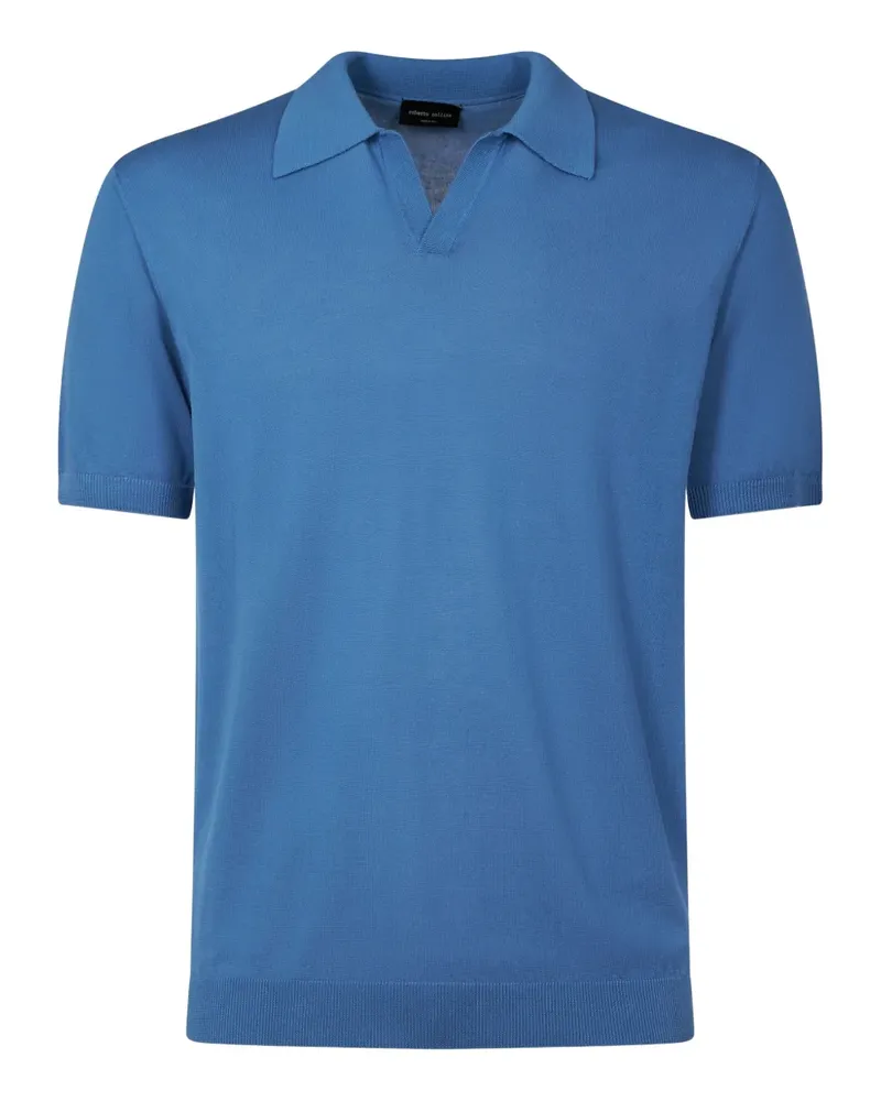 Roberto Collina Klassisches T-Shirt - Blau Blau