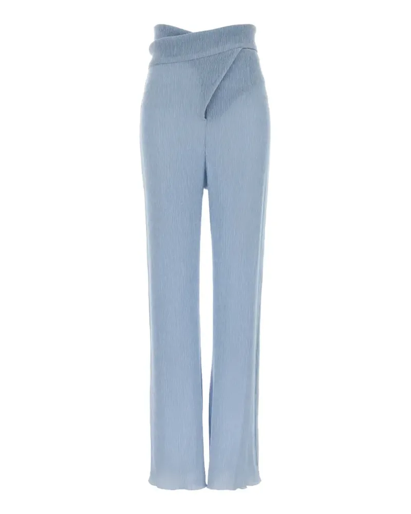 Magda Butrym draped wrap trousers - Blau Blau