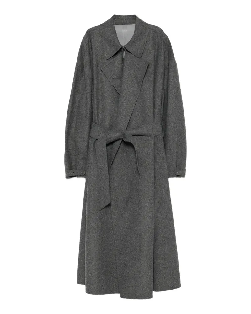 Emporio Armani Mantel im Oversized-Look - Grau Grau