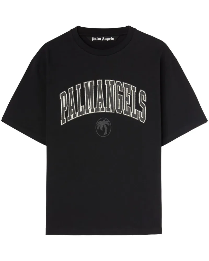 Palm Angels College Palm T-Shirt - Schwarz Schwarz