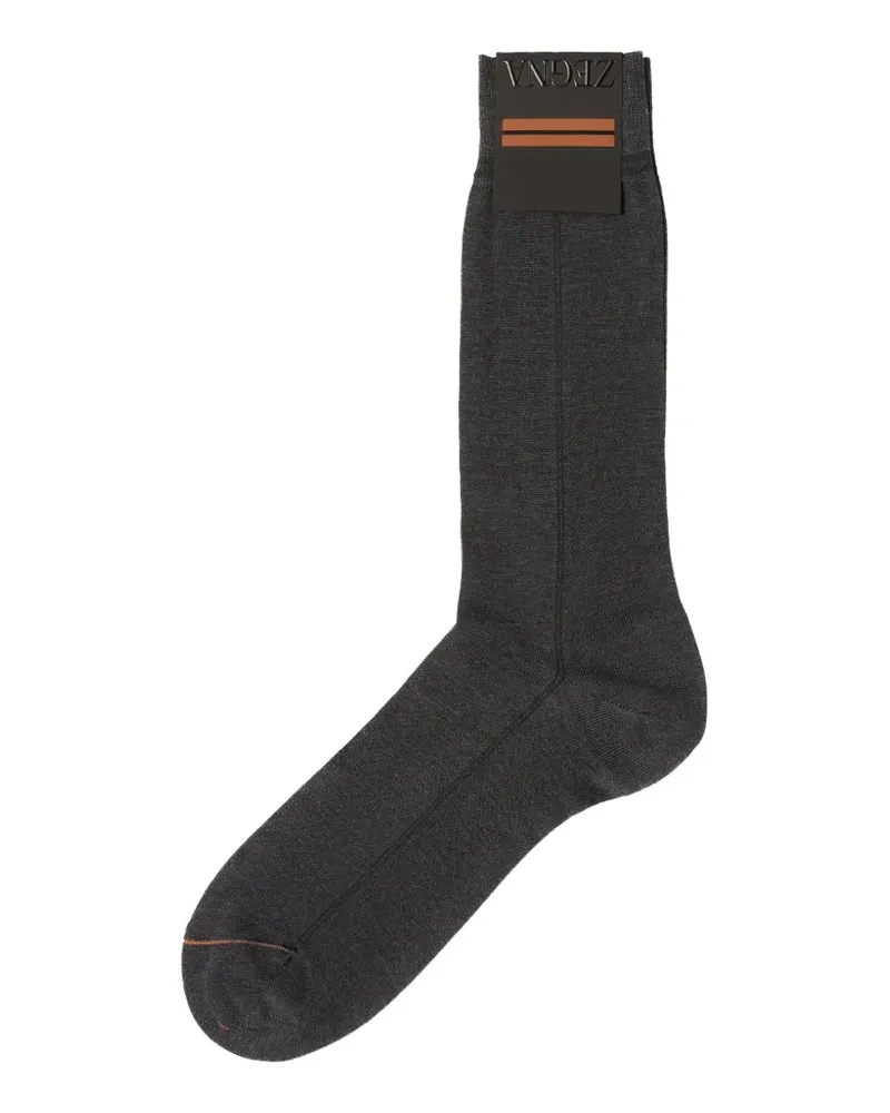 Ermenegildo Zegna line-detail socks - Grau Grau
