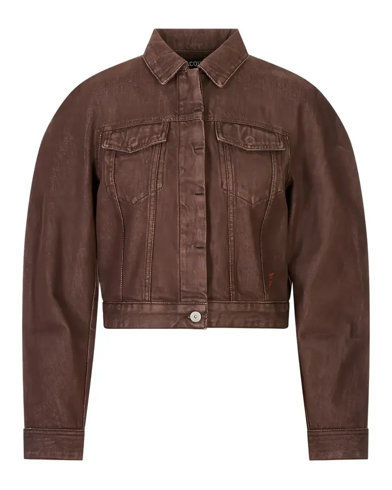 Jacquemus The Ovalo de Nîmes Jeansjacke - Braun Braun