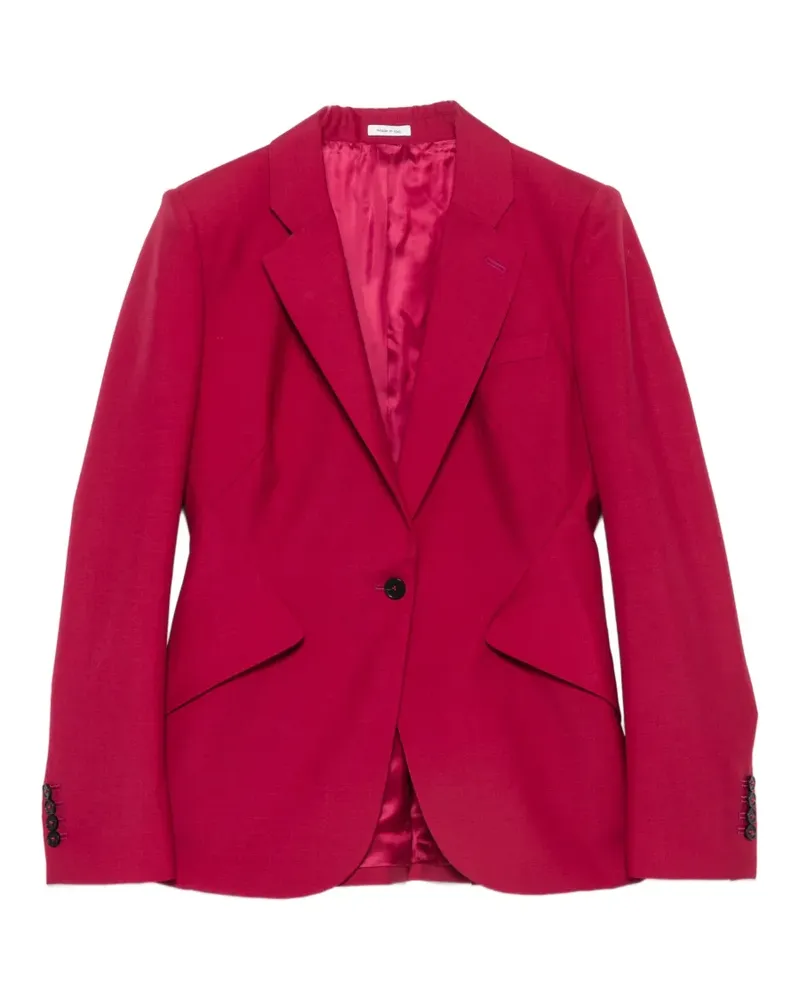 Alexander McQueen notch-lapel blazer - Rosa Rosa
