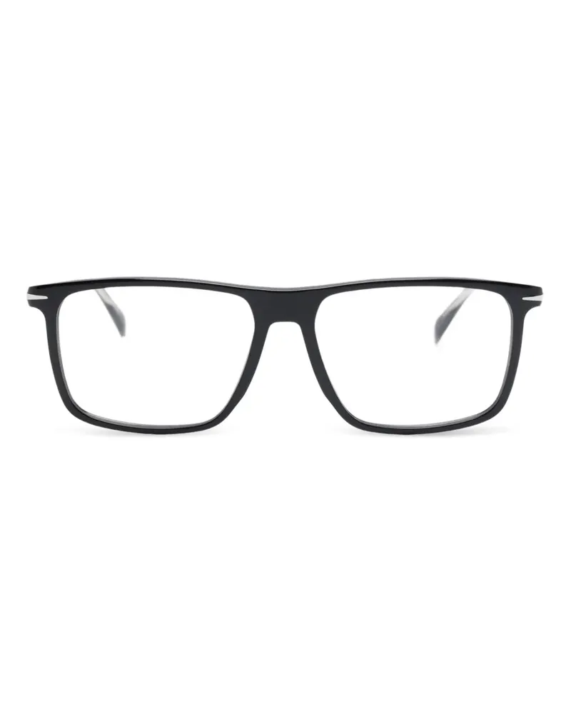 EYEWEAR by DAVID BECKHAM Brille mit eckigem Gestell - Schwarz Schwarz