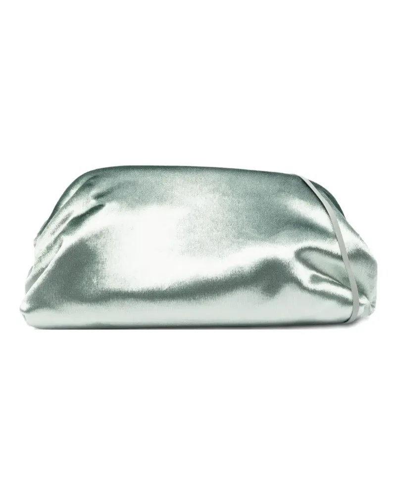 Alberta Ferretti velvet clutch bag - Grün Grün
