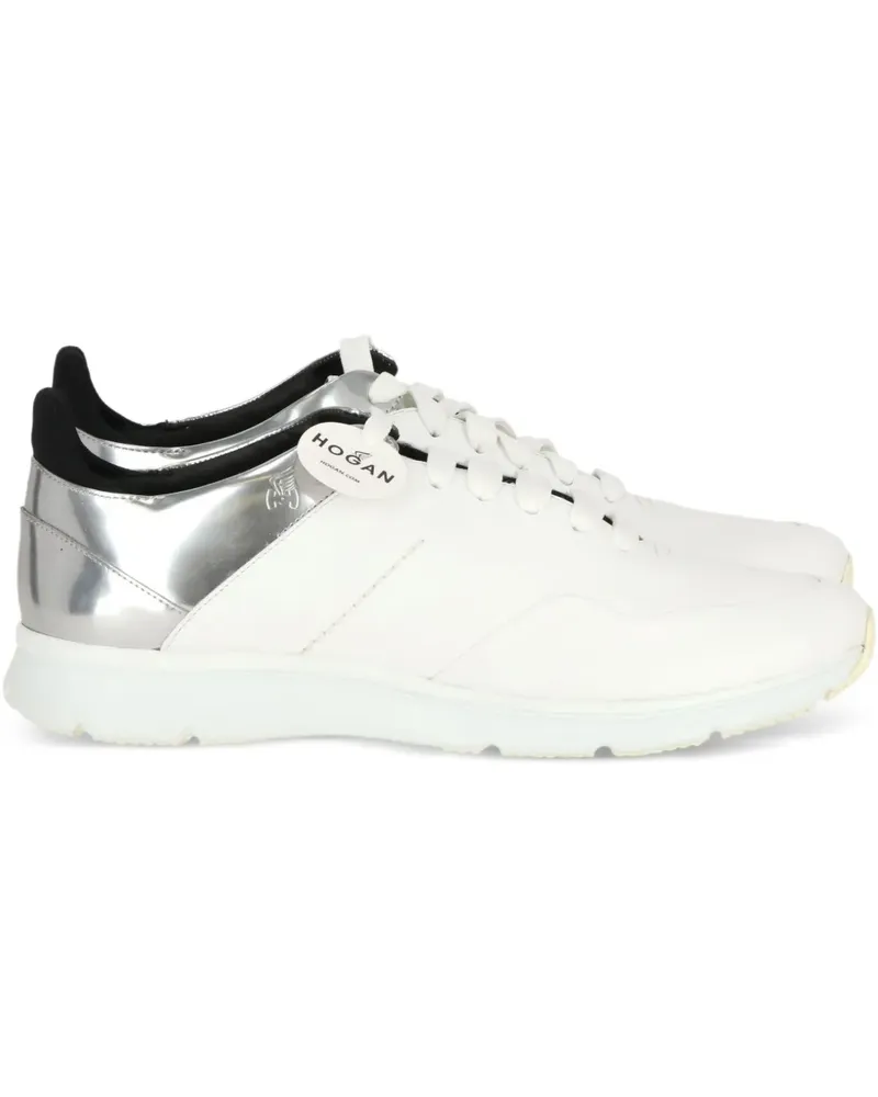 Hogan Sneakers mit metallischen Details - Weiß Weiß
