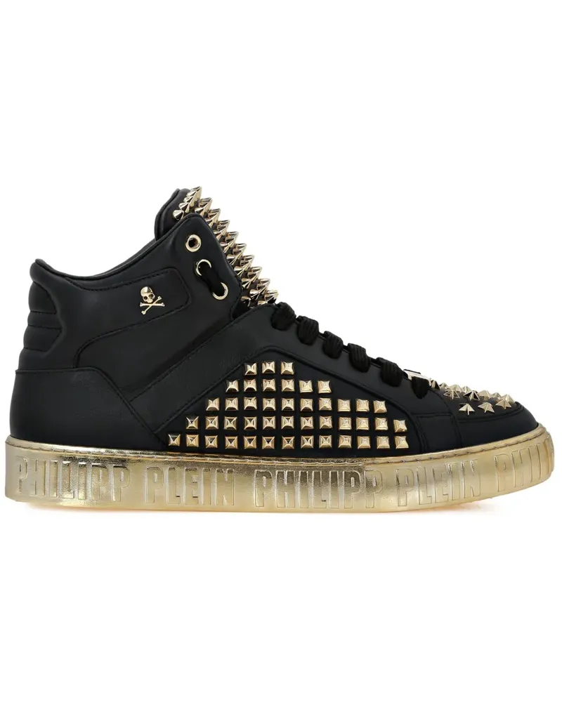 Philipp Plein Mid-Top Sneakers - Schwarz Schwarz