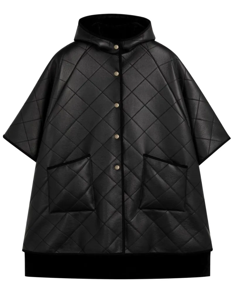 MACKINTOSH Lyness Poncho - Schwarz Schwarz