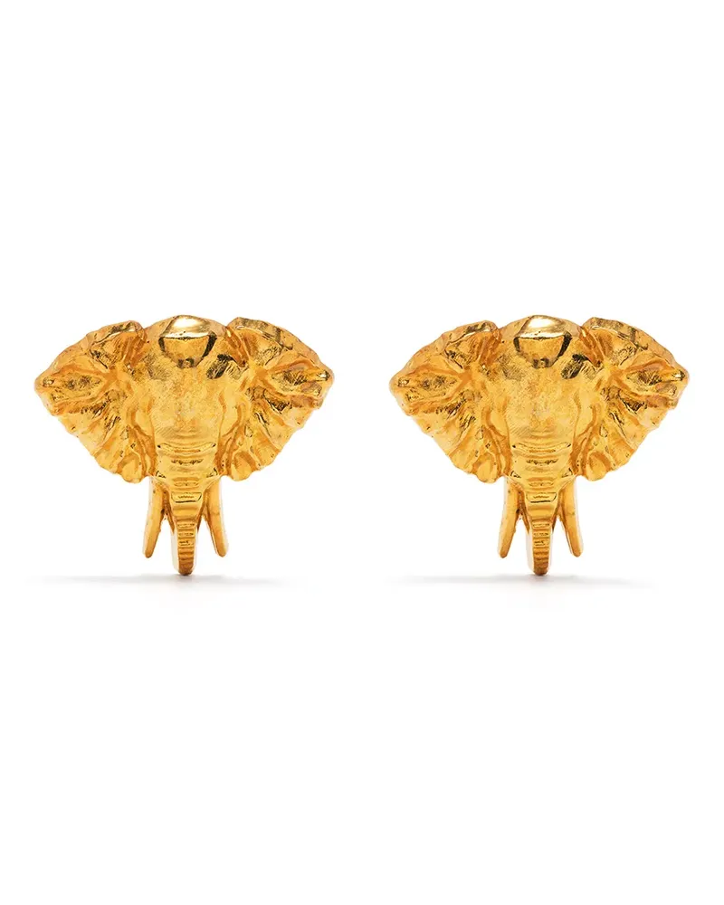 Natia X Lako Ohrringe mit Elefantenmotiv - Gold Gold