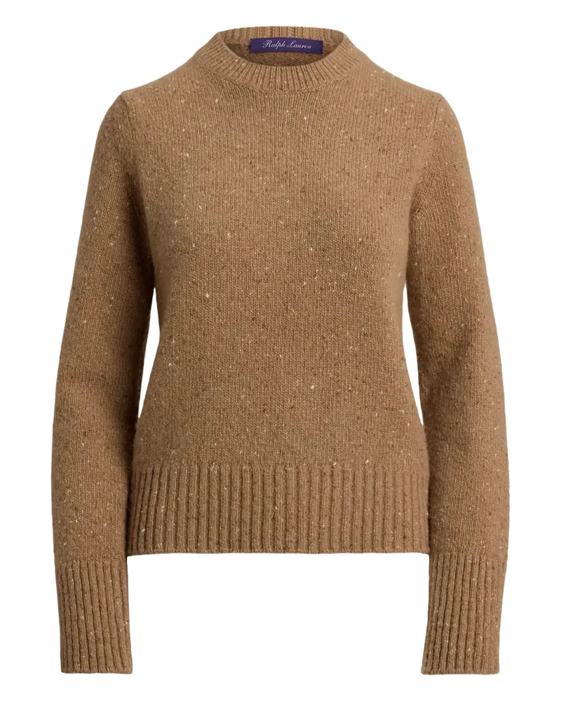 Ralph Lauren Melierter Donegal Kaschmirpullover - Braun Braun