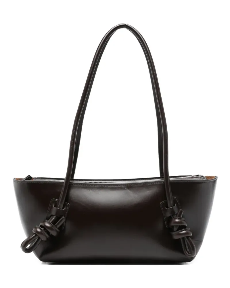 HEREU Schultertasche mit Knoten - Braun Braun