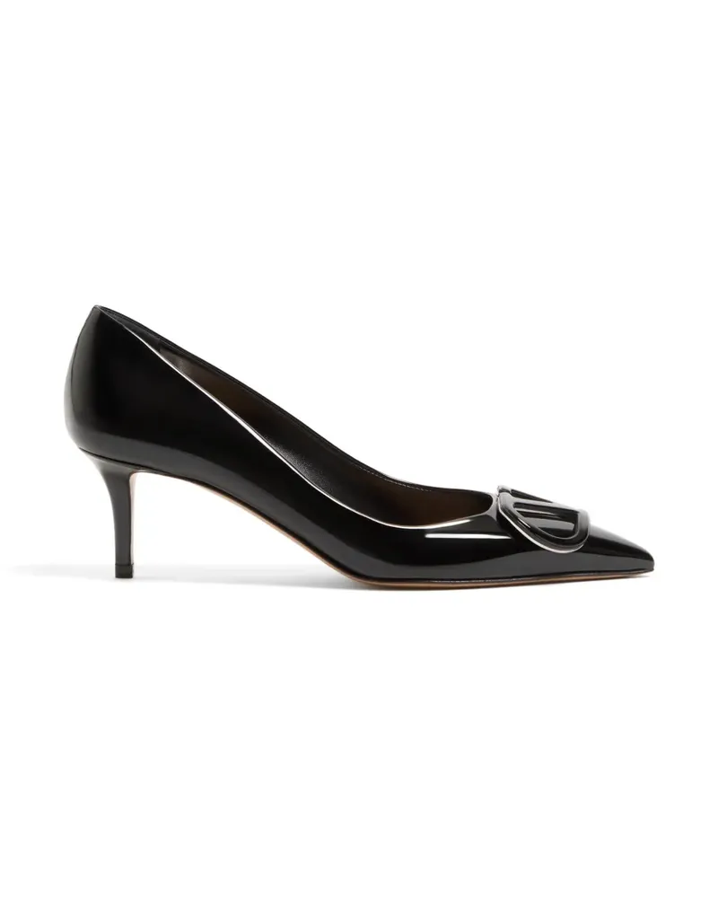 Valentino Garavani VLogo Pumps aus Lackleder - Schwarz Schwarz