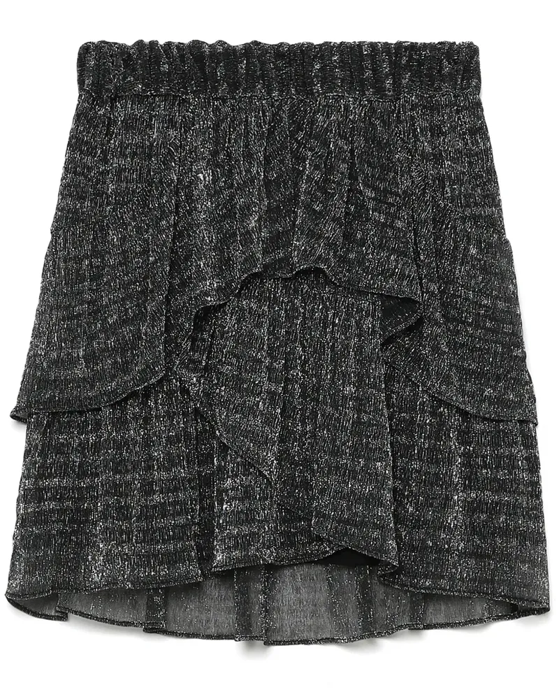 IRO Minck mit Metallic-Garn - Schwarz Schwarz