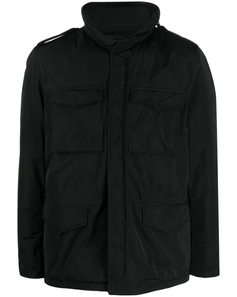 ASPESI Jacke mit Stehkragen - Schwarz Schwarz
