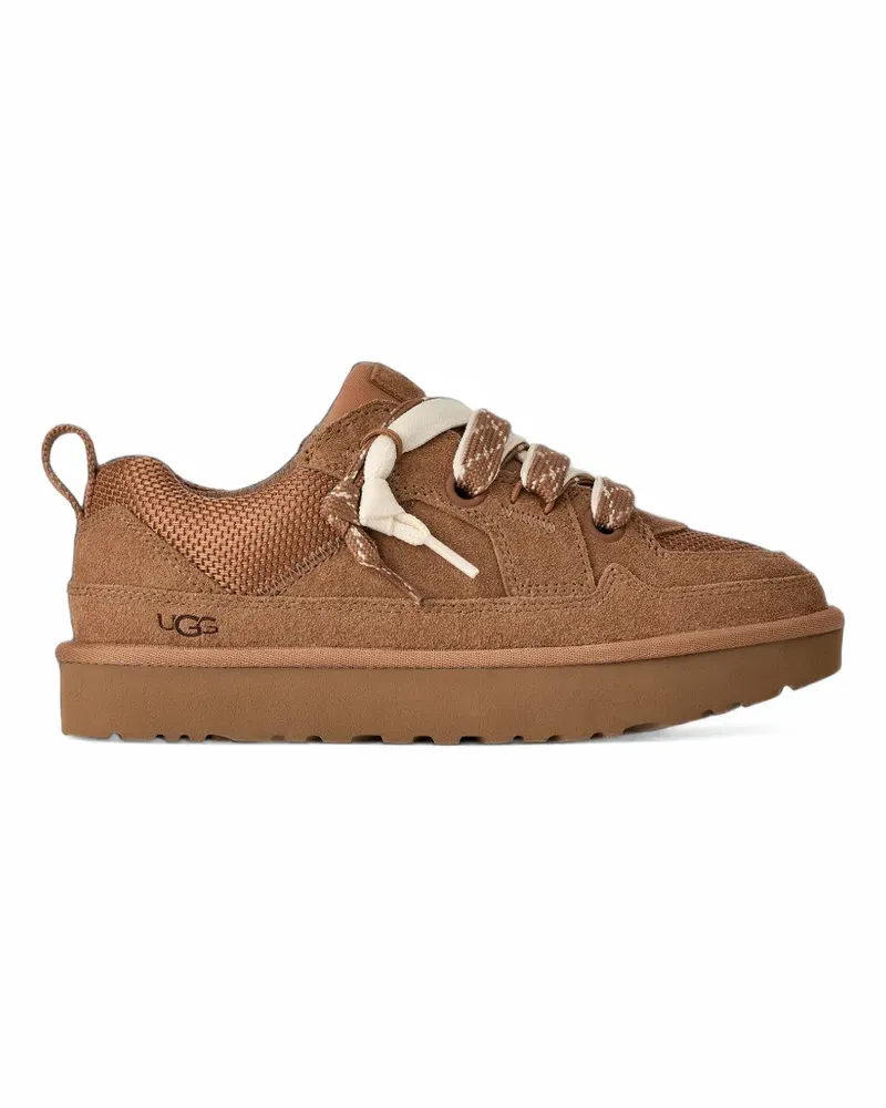 UGG Lo Lowmel Sneakers mit Einsätzen aus Wildleder - Braun Braun