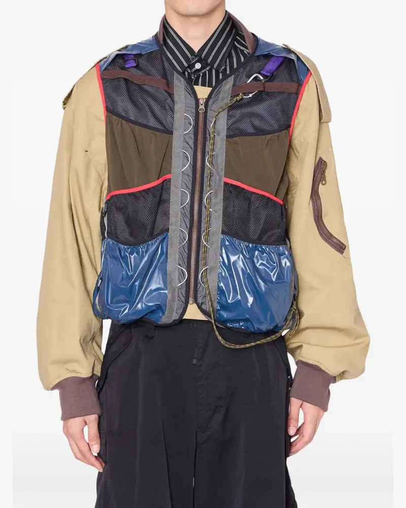 kolor Jacke mit Reißverschluss und Tasche - Nude Nude