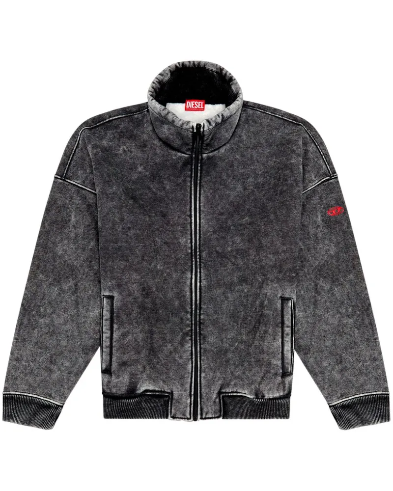 Diesel S-Batel Jeansjacke - Schwarz Schwarz