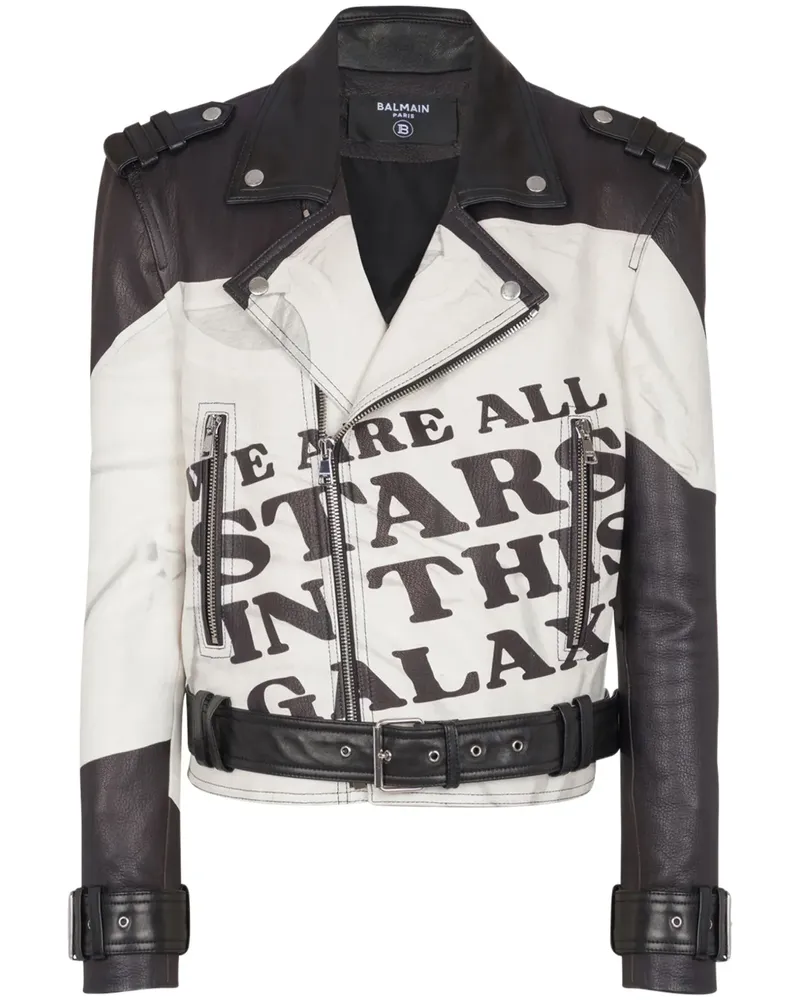 Balmain Trompe L'Oeil Jacke - Schwarz Schwarz